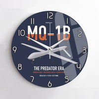 Thumbnail for MQ-1B Predator design on navy blue no frame wall clock