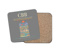 Thumbnail for Jorge Wilstermann International Airport CBB Coaster 1-Piece - Gray