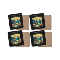 Thumbnail for The Apprentice's Solo Dawn - Designed Coasters design on black 4-pieces-set