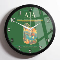 Thumbnail for Ajaccio  Napoleon Bonaparte Airport AJA Wall-Clock Framed - Green