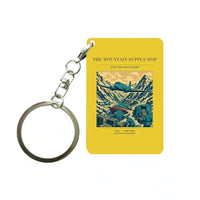 Thumbnail for VINTAGE G4518 - The Mountain Supply Hop - Designed Key Chain design on yellow