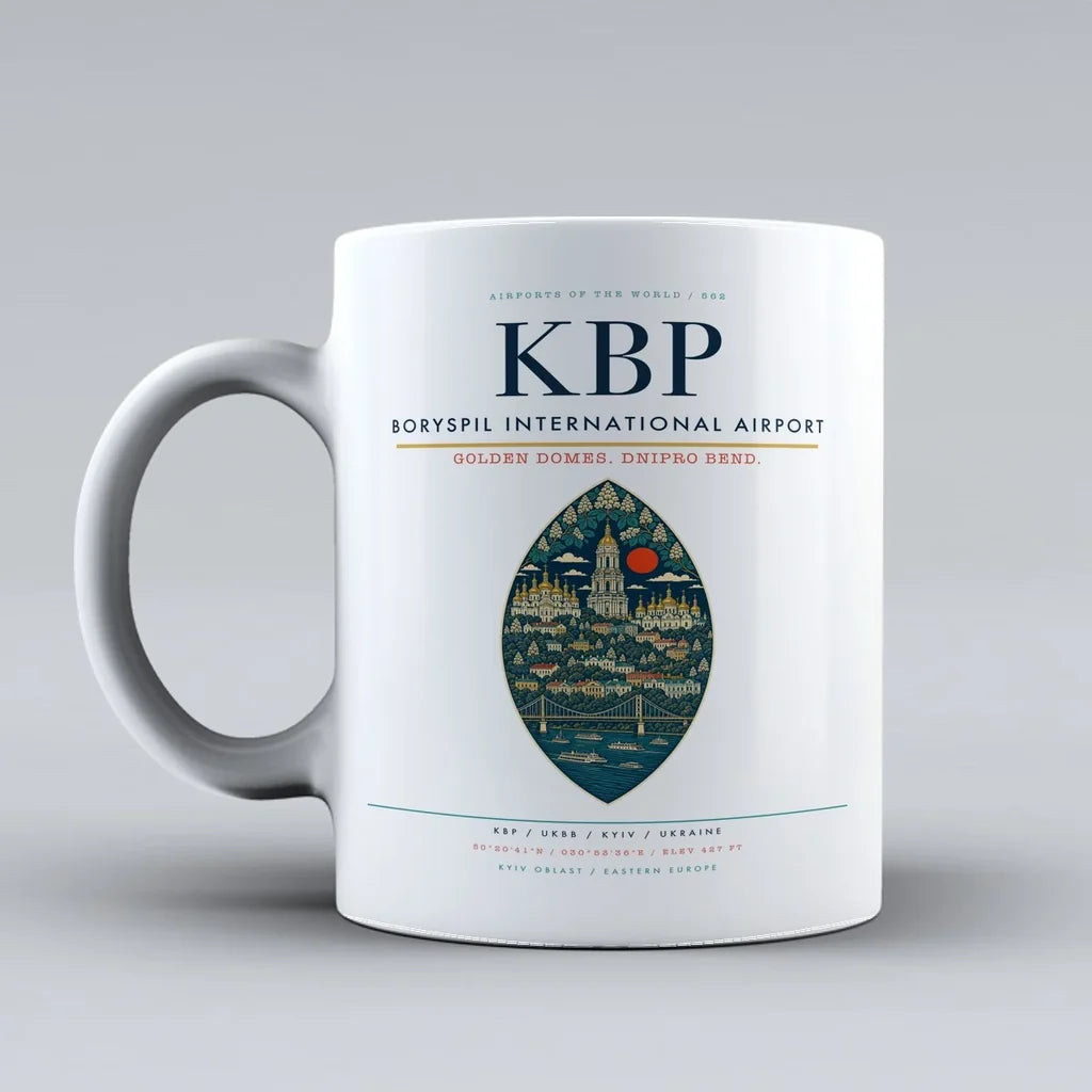 Boryspil International Airport KBP Mug - White