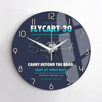 Thumbnail for DJI FlyCart 30 design on navy blue no frame wall clock