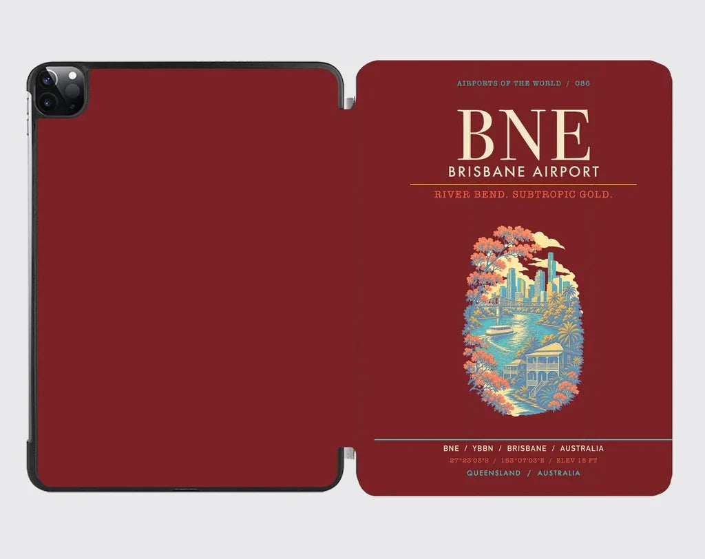 Brisbane Airport BNE - Dark Red