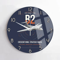 Thumbnail for Handley Page Victor B2 design on navy blue no frame wall clock
