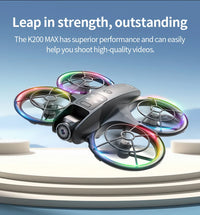 Thumbnail for K200 Brushless Drone: Screen Remote, Optical Flow Positioning & Colorful LED Full-Protection Quadcopter - view 21
