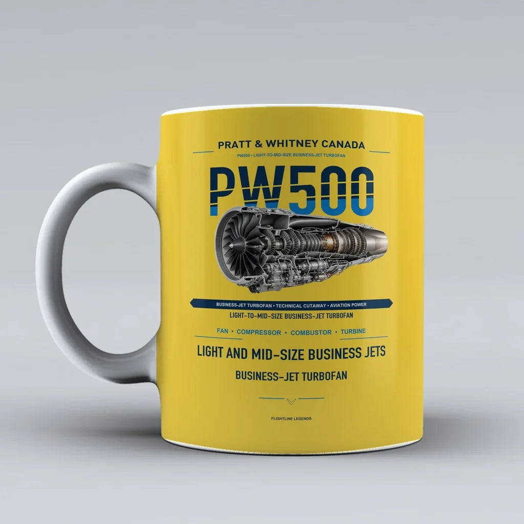 Mug design on yellow pw500