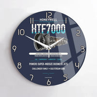 Thumbnail for HTF7000 design on navy blue no frame wall clock