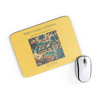 Thumbnail for VINTAGE G4331 - The Oasis Landing - Designed Mouse Pads design on yellow rectangle