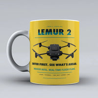 Thumbnail for LEMUR 2 Mug design on yellow brinc