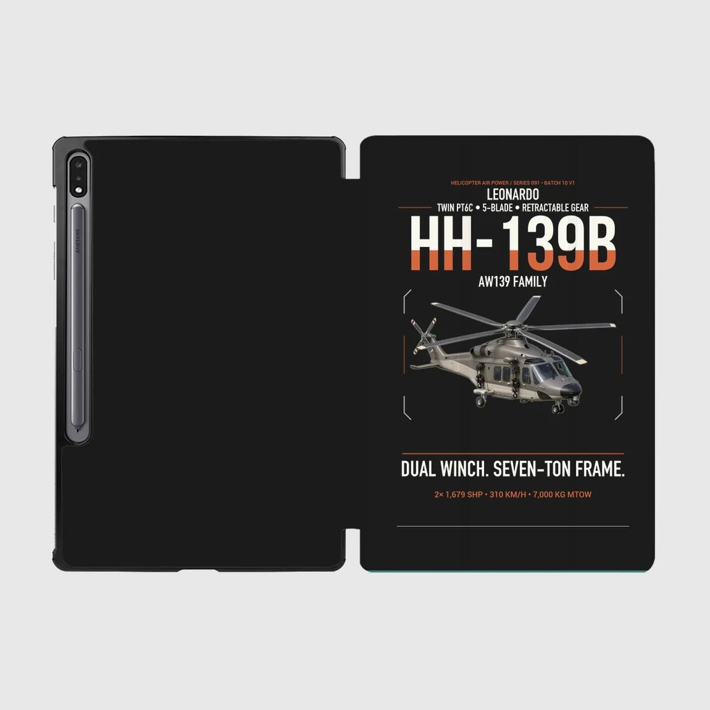 Leonardo HH-139B design on black samsung tablet tablet case