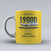 Thumbnail for 1900D Mug design on yellow beechcraft