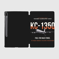 Thumbnail for KC-135Q Blackbird Tanker design on black samsung tablet tablet case