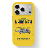 Thumbnail for NHIndustries NH90 NFH Caïman design on yellow magsafe iphone case, for iPhone 17 Pro