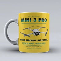 Thumbnail for Mini 3 Pro Mug design on yellow dji