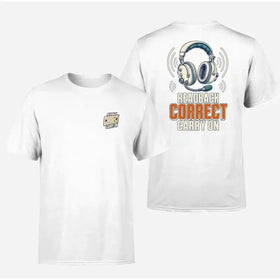 Double-Side Printing — Readback Correct Carry On Double-Side T-Shirt