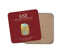 Thumbnail for Aspen - Pitkin County Airport ASE - Dark Red