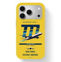 Thumbnail for Boeing 777-300ER design on yellow magsafe iphone case