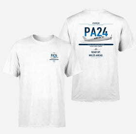 Double-Side Printing — Piper PA-24-250 Comanche 250 Double-Side T-Shirt