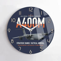 Thumbnail for Airbus A400M Atlas design on navy blue no frame wall clock