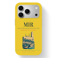 Thumbnail for Monastir Airport (MIR) design on yellow iPhone 17 Pro MagSafe case