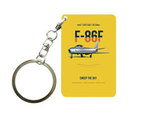 Thumbnail for F-86F SABRE Key Chain design on yellow key chain