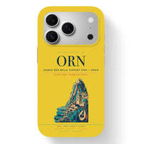 Thumbnail for Oran Airport (ORN) design on yellow iPhone 17 Pro MagSafe case