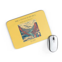 Thumbnail for VINTAGE G4338 - The Canyon Echo Run - Designed Mouse Pads design on yellow rectangle