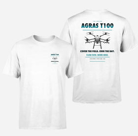 Double-Side Printing — DJI Agras T100 Drone Double-Side T-Shirt