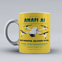 Thumbnail for ANAFI Ai Mug design on yellow parrot