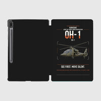 Thumbnail for Kawasaki OH-1 design on black samsung tablet tablet case