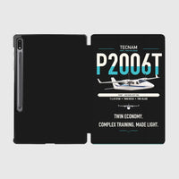 Thumbnail for Tecnam P2006T design on black samsung tablet tablet case
