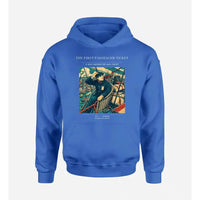 Thumbnail for VINTAGE G4321 - The First Passenger Ticket - Premium Hoodie design on blue premium