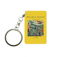 Thumbnail for VINTAGE G4003 - The Great Air Race - Designed Key Chain design on yellow