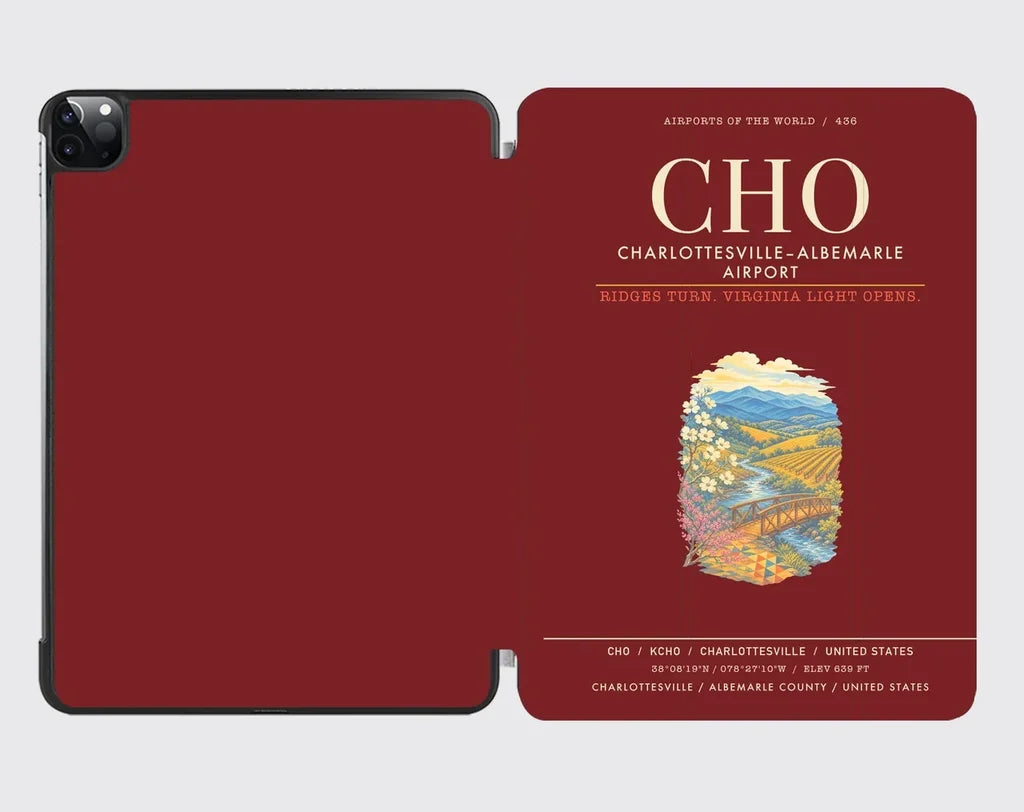 CharlottesvilleAlbemarle Airport CHO - Dark Red