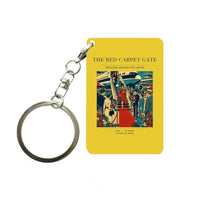 Thumbnail for VINTAGE G4124 - The Red Carpet Gate - Designed Key Chain design on yellow