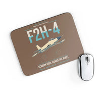Thumbnail for F2H-4 Banshee design on brown rectangle mouse pad