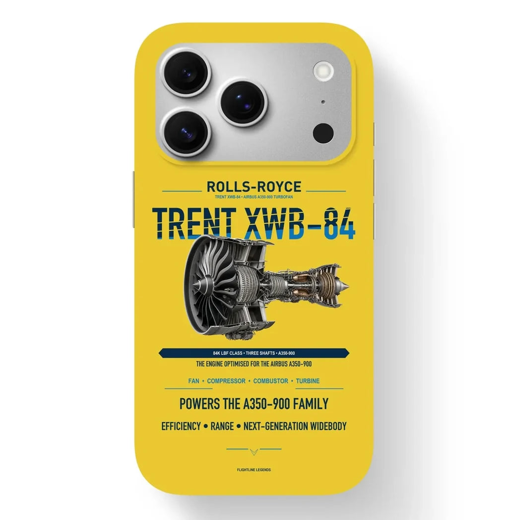 TRENT XWB-84 Case design on yellow iphone case