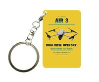 Thumbnail for DJI Air 3 Key Chain design on yellow key chain