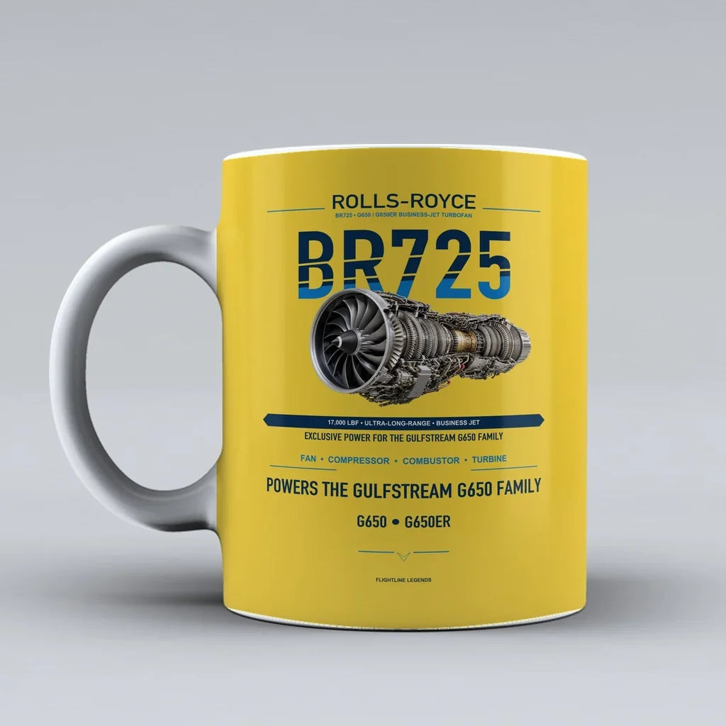 Mug design on yellow br725