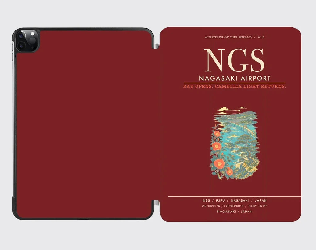Nagasaki Airport NGS - Dark Red