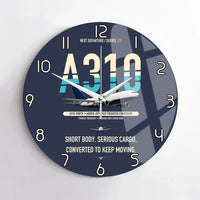 Thumbnail for Airbus A310-200P2F design on navy blue no frame wall clock