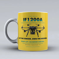 Thumbnail for Flight IF1200A Mug design on yellow inspired