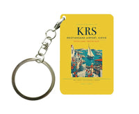 Thumbnail for Kristiansand Airport, Kjevik (KRS) design on yellow key chain