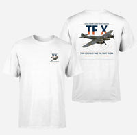 Thumbnail for Bristol Beaufighter TF X design on white t-shirt, double-side print
