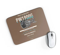 Thumbnail for PW1900G design on brown rectangle mouse pad