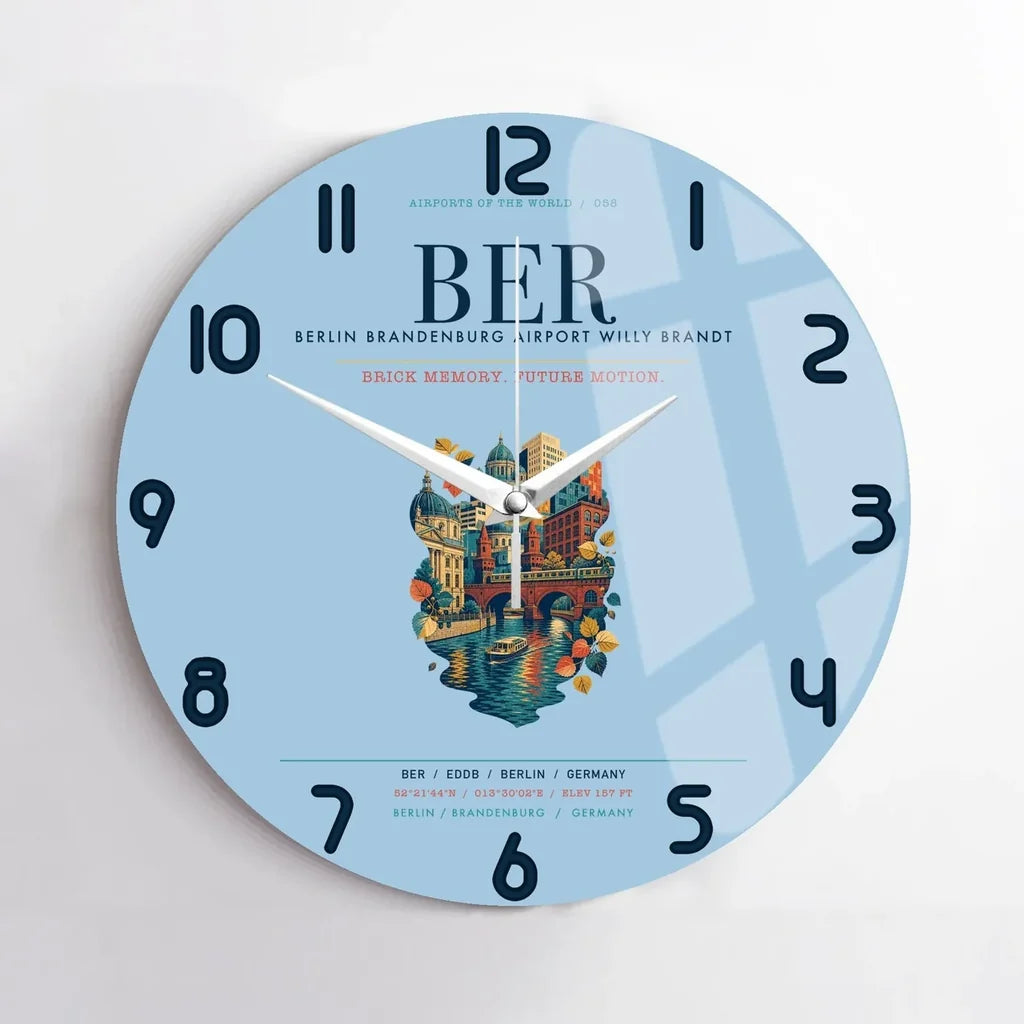 Berlin Brandenburg Airport Willy Brandt BER - Blue