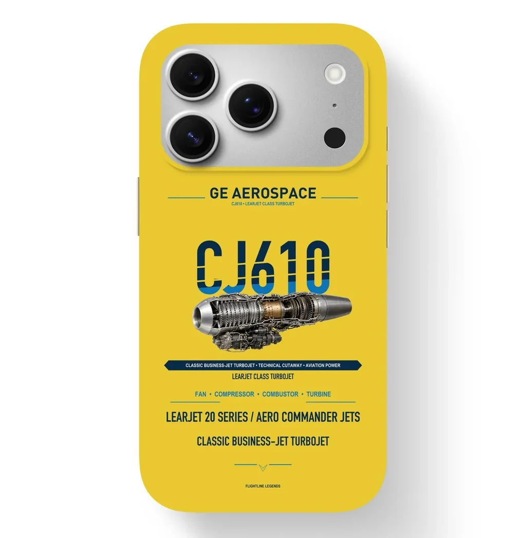 CJ610 Case design on yellow iphone case