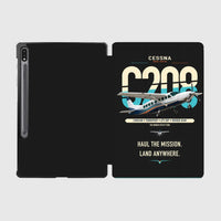 Thumbnail for Cessna 208 Caravan design on black samsung tablet tablet case