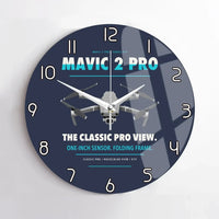 Thumbnail for DJI Mavic 2 Pro design on navy blue no frame wall clock